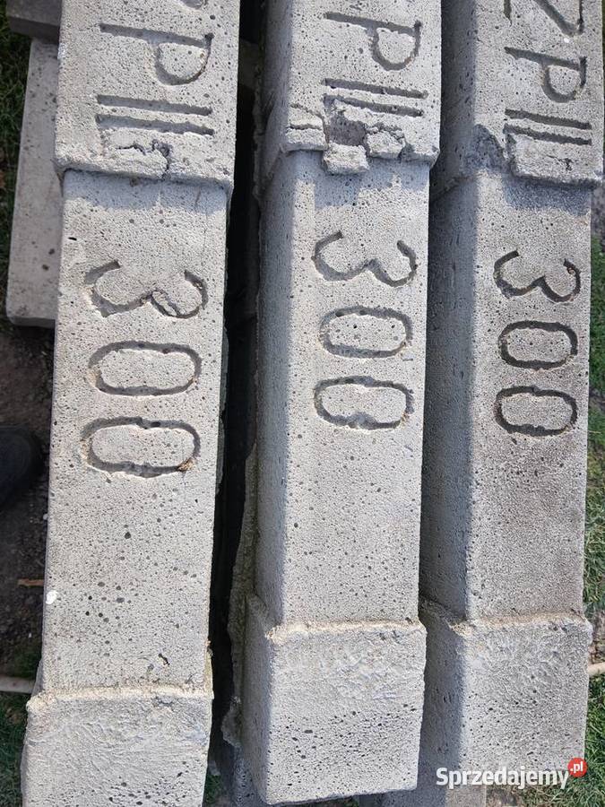 Słupy betonowe ze szpilką 3m Pińczów