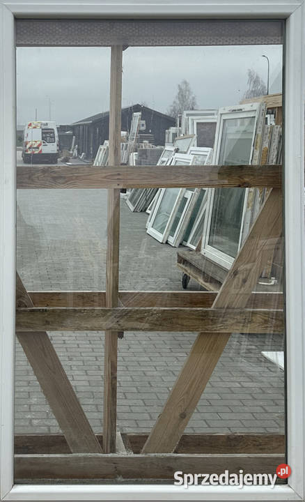 OKNA KacprzaK Witryna 105X168 FIX Używany PCV Siedlce