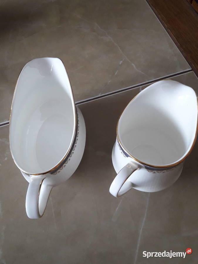 Porcelana Royal Albert sosjerka plus mlecznik Janów Lubelski