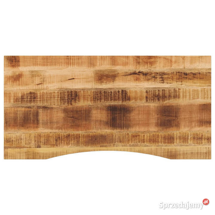 Blat biurka z wycięciem 110x50x25 surowe drewno mazowieckie