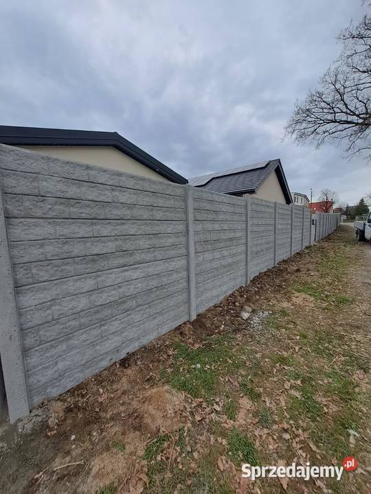 Ogrodzenia betonowe Strzegom