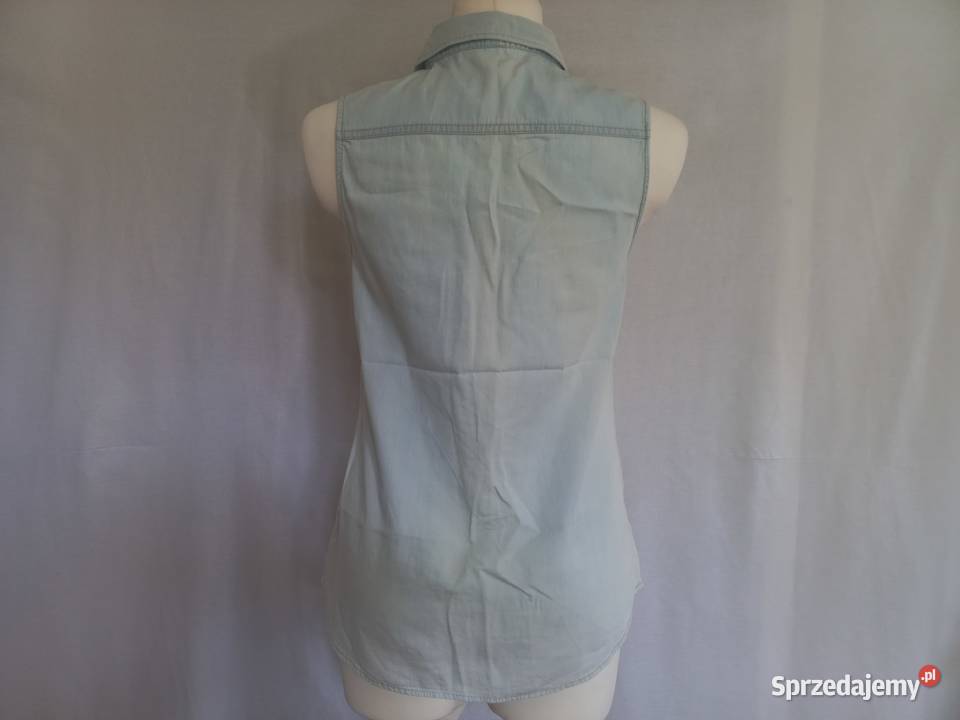 Bluzka jeans jasny Bez Rękawów r 3638 damska Białystok sprzedam