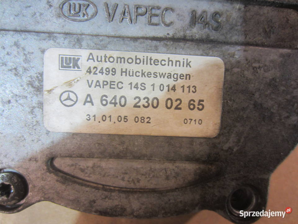 Pompa vacum A6402300265 mercedes a klasa w169 blok silnika zachodniopomorskie sprzedam