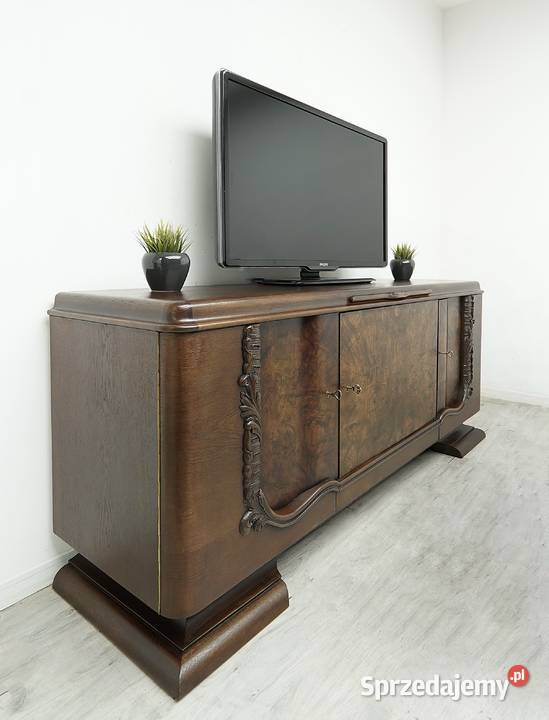 Antyczna komoda art deco lata 30te renowacji Jerka