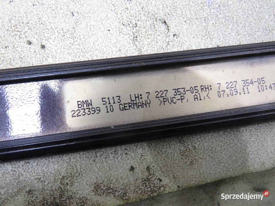LISTWA DACHOWA LEWA BMW 6 F12 F13 22339910 sprzedam