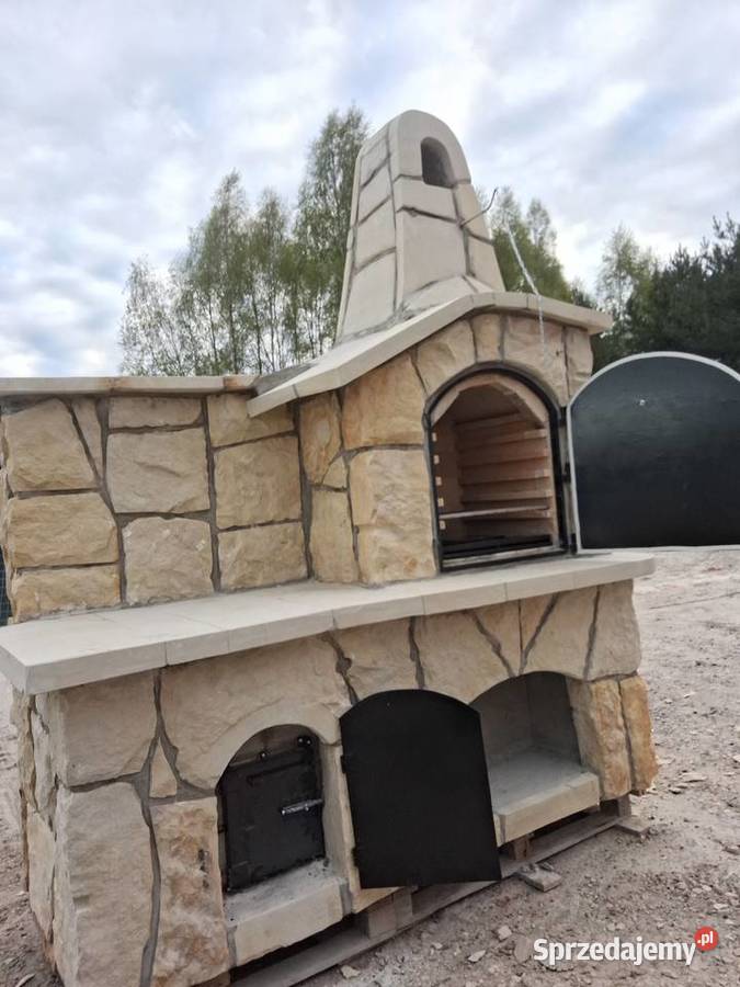 Wędzarnia z grillem grill murowany Niestachów