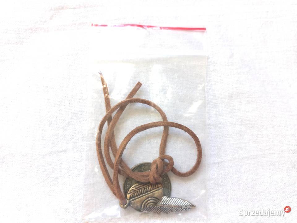 Naszyjnik męski Choker moneta pióro Bransoletka Uniseks Dodatki Białystok