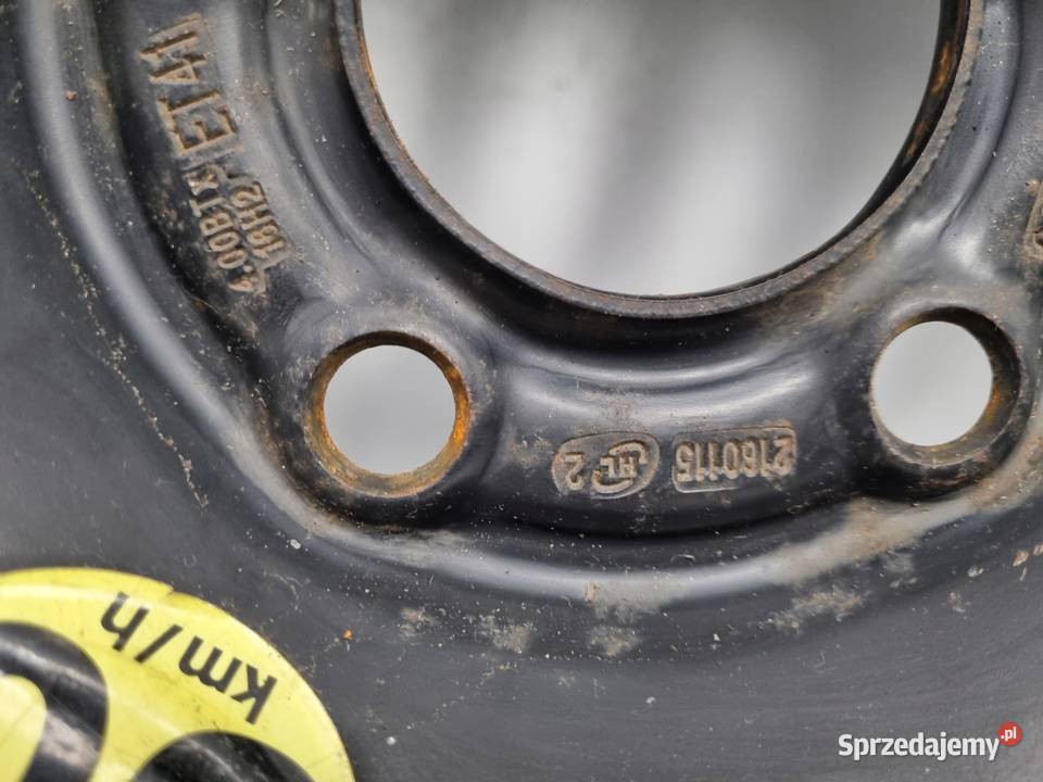 KOŁO DOJAZDOWE Opel Vectra C Astra H dojazdówka lubelskie sprzedam