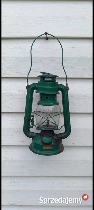 Lampa naftowa olejowa zielona Małkinia Górna