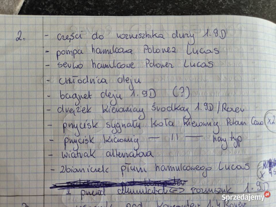 Polonez Citroen 19D części Częstochowa