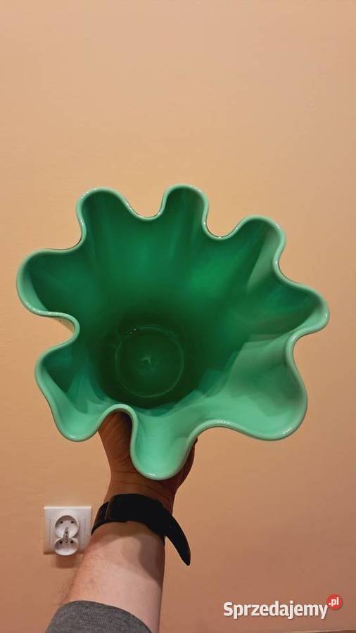 Stary Zielony Wazon Handkerchief Chusteczkowy