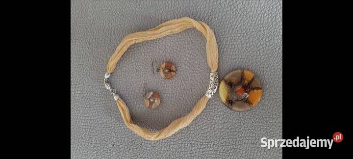 Naszyjnik z kolczykami świętokrzyskie Busko-Zdrój sprzedam