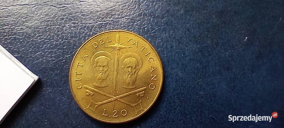 Stare monety 20 lir 1967 Watykan sprzedam