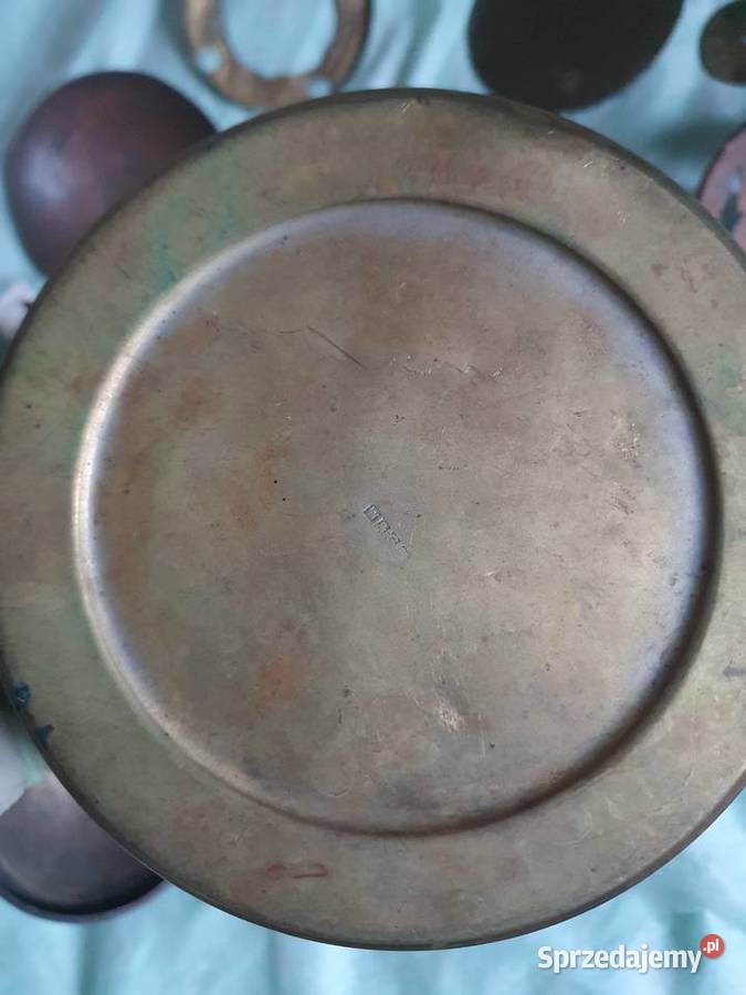 Podstawa lampy znicza podgrzewacz mosiężny Antyki Warszawa sprzedam