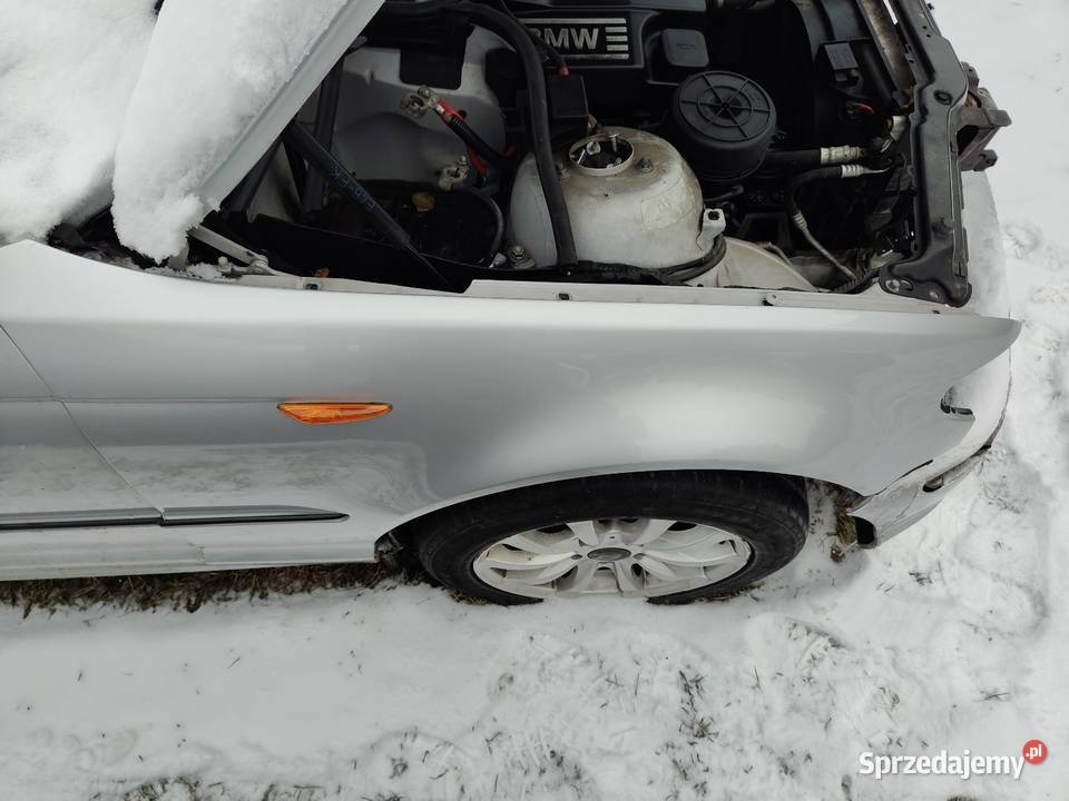 Bmw e46 sedan Lift błotnik przedni prawy srebrny Błotniki Aleksandrów Łódzki
