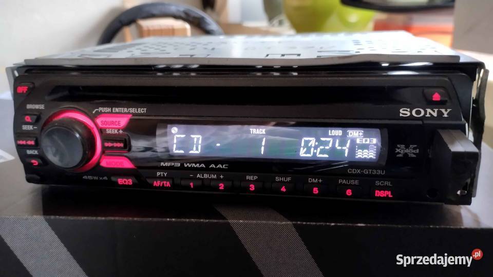 SONY CDX GT33U USB radio samochodowe Łódź sprzedam
