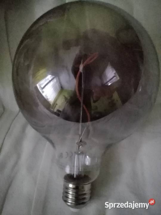 Żarówka LED szara kula łódzkie