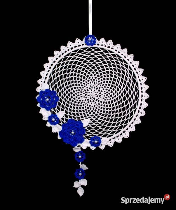 Zawieszka ozdoba na okno szydełkowa 26 Z191 wielokolorowy Kluczbork