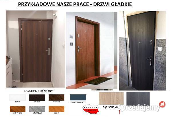 Drzwi akustyczne zewnętrzne wejściowe Bytom sprzedam