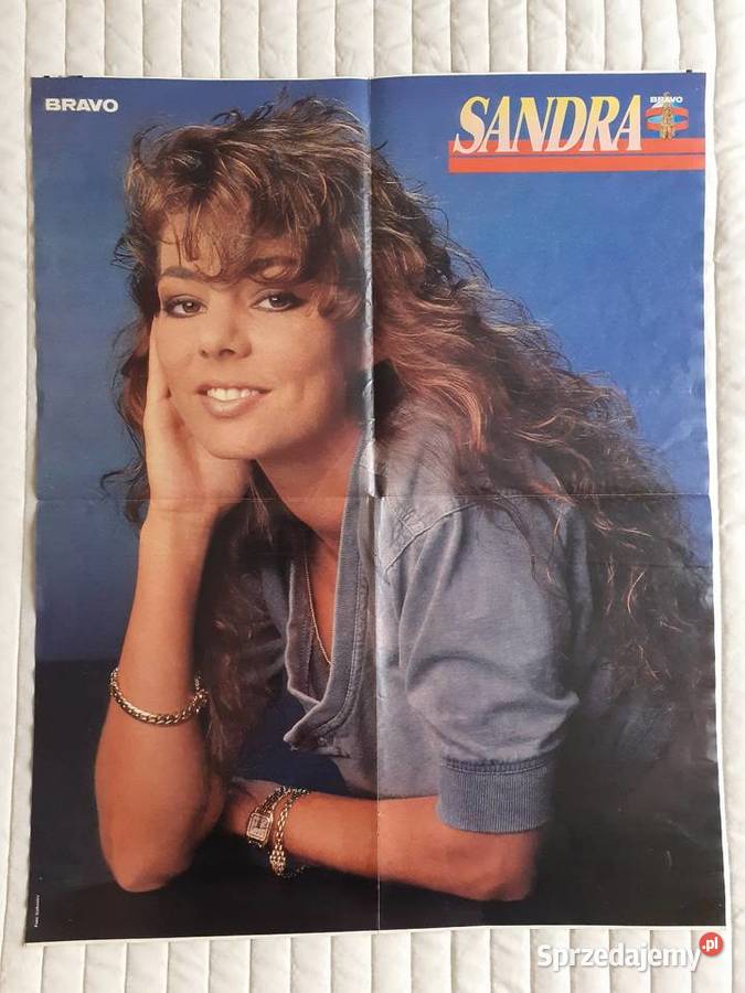 Stary plakat SANDRA BRYAN ADAMS wielkopolskie Gniezno