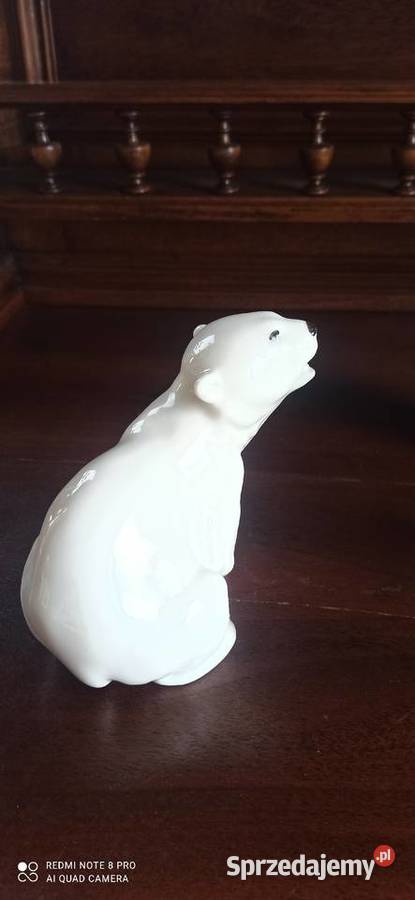 Figurka Niedźwiedź Syg Łomonosow Gdańsk