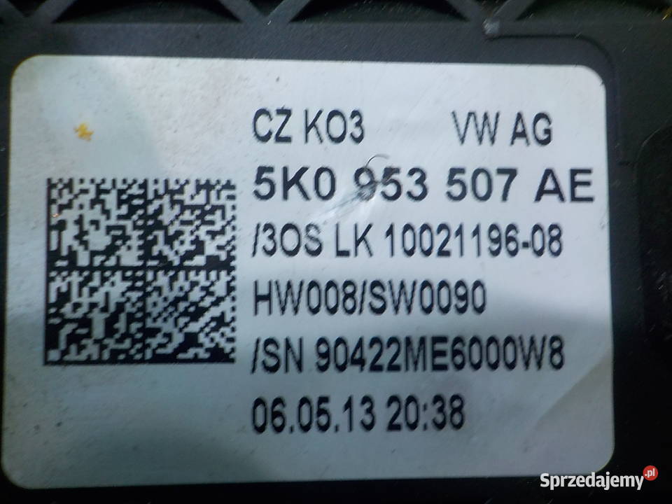 VW CADDY III LIFT 13r VAN AIRBAG stacyjka z osobowe mazowieckie