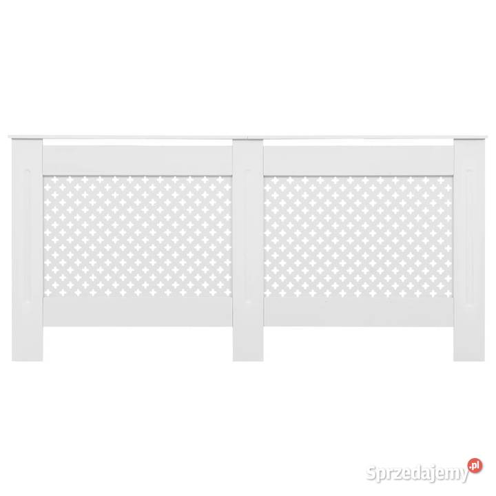 Osłona na kaloryfer biała 172x19x815 MDF