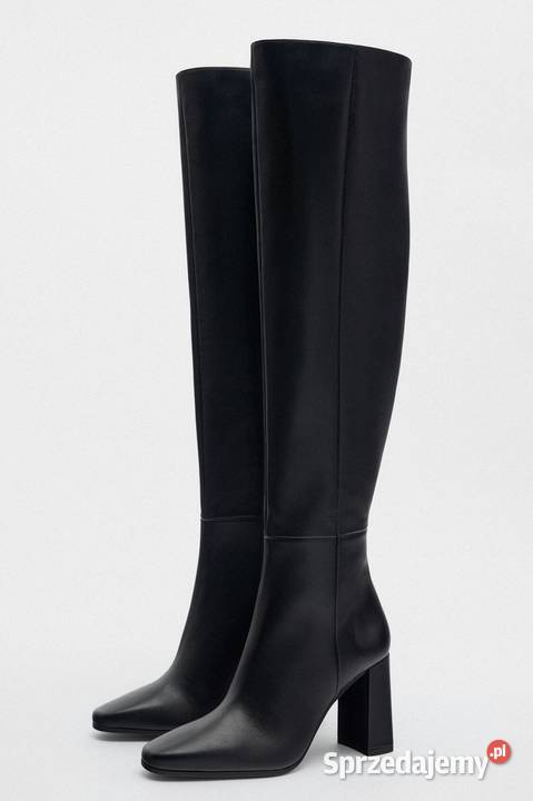 Pełne KOBIECEGO WDZIĘKU kozaki ZARA zakrywające podlaskie