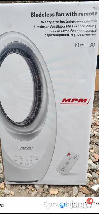 Sprzedam wentylator bezłopatkowy MPM MWP30 Luboń