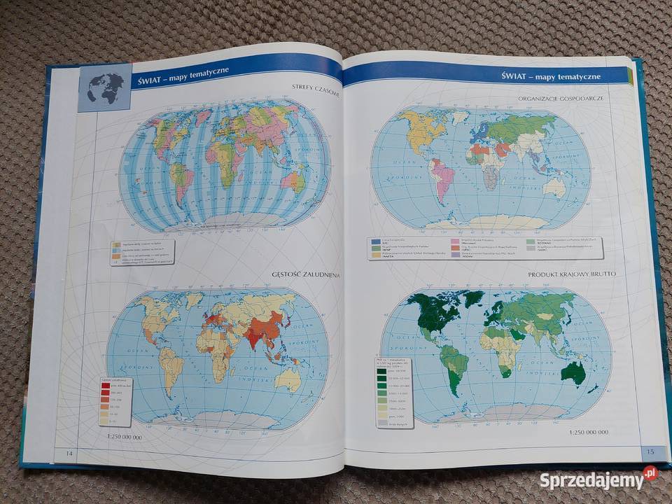 OXFORD Wielki atlas świata cz I i cz II Kraków