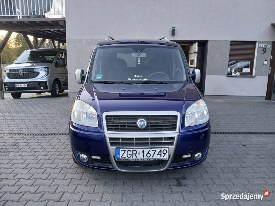 Fiat Doblo 14i MALIBU klima alufelgi czujniki lakier metallic Gryfino