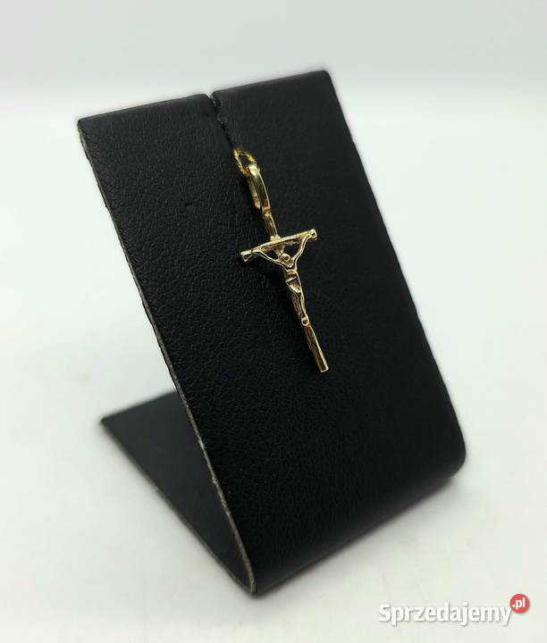 Złota zawieszka próby 333 040g krzyżyk Elbląg sprzedam