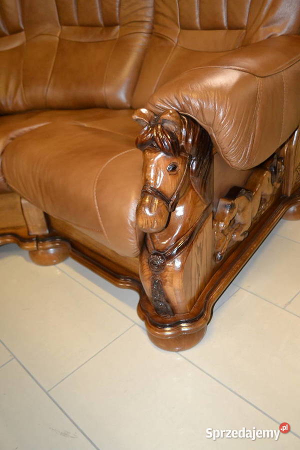 Narożnik MUSTANG 290X180 SKÓRA NATURALNA Warszawa