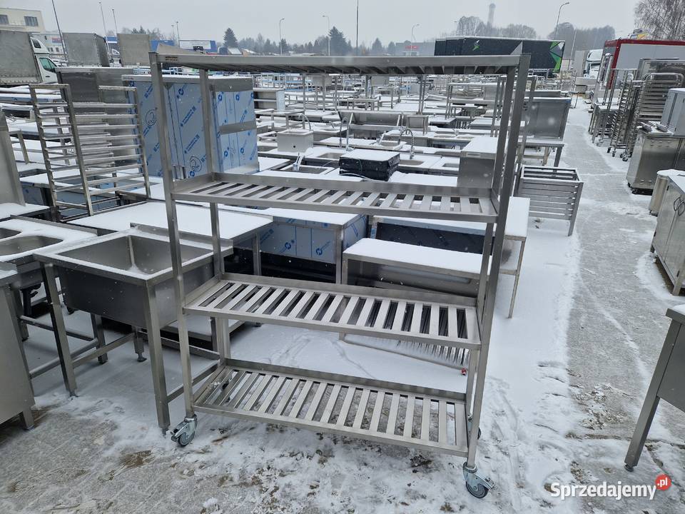 Solidny Regał Magazynowy 4 Półki Gretingowe