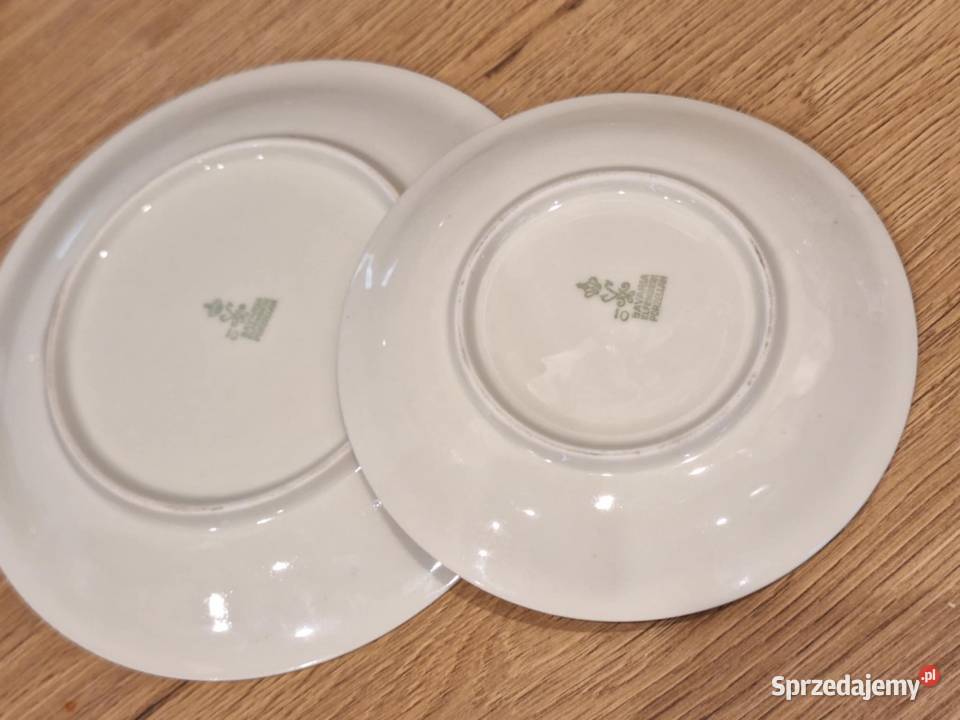Zestaw porcelana talerz i podstawek Braniewo
