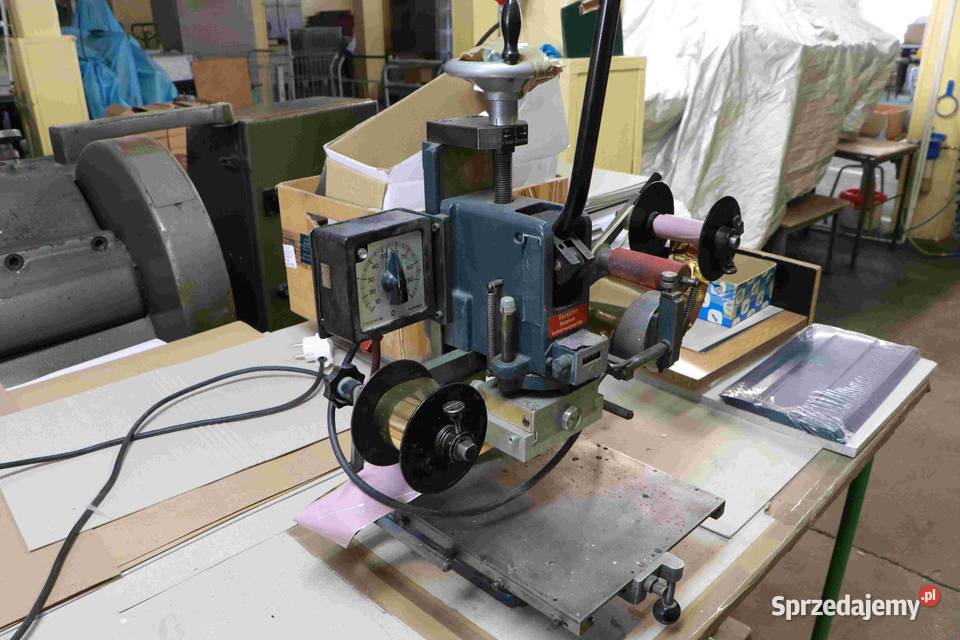 Termodrukarka złociarka Gebr Baier Produkcja Gorzów Wielkopolski