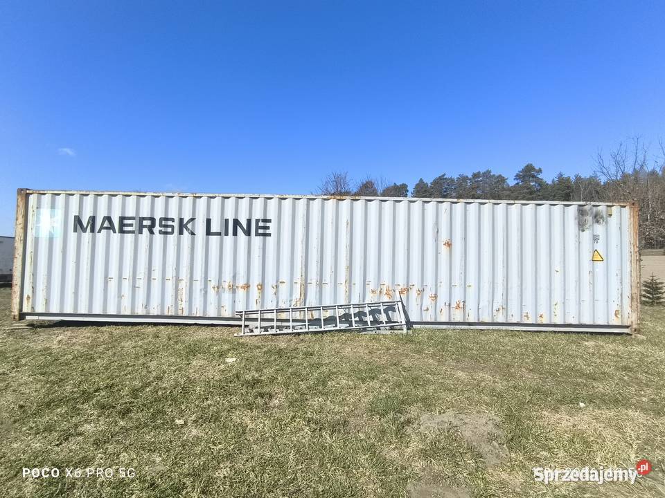 Kontener morskie 12 m transport super stan Czersk