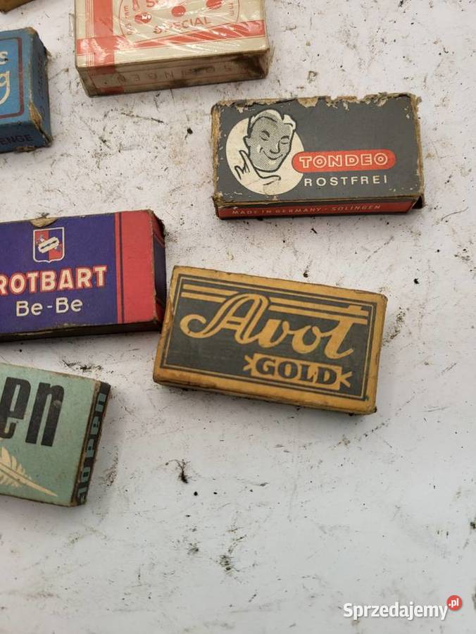 STARE Z EPOKI NOWE I UŻYWANE ŻYLETKI ZESTAW Rybnik