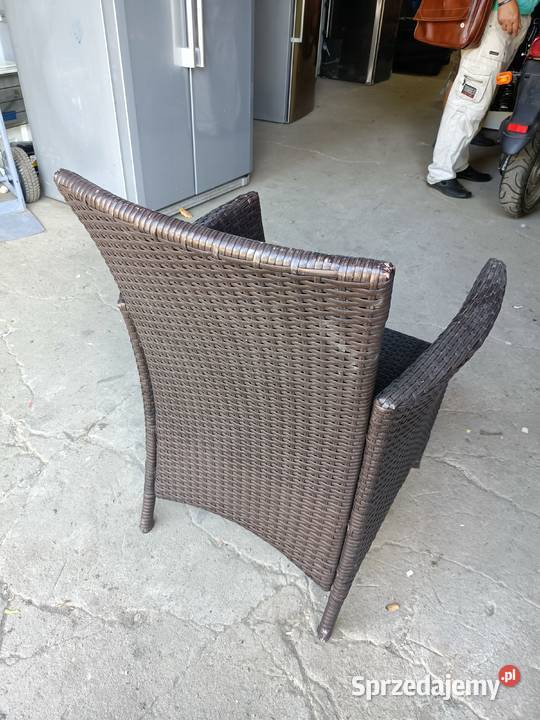 Krzesło fotel ogrodowy sztuczny rattan 4 venge Lubartów