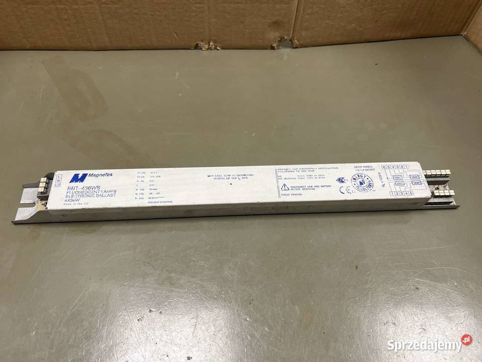 Statecznik 4x36W elektroniczny świetlówka balast Gliwice