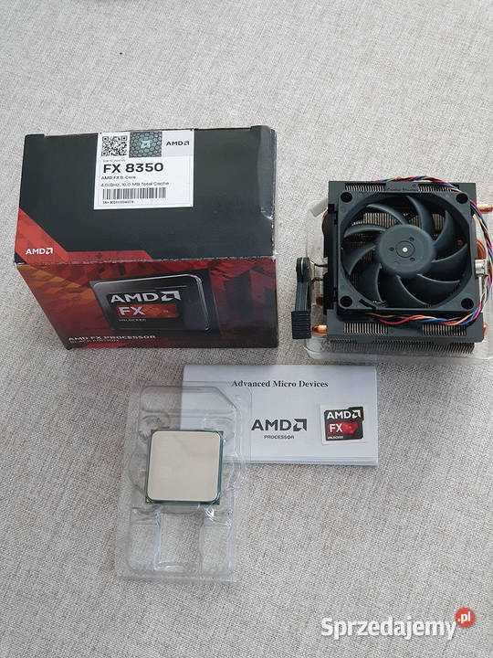 Procesor AMD FX 8350 black edition z oryginalnym Procesory Michałowo