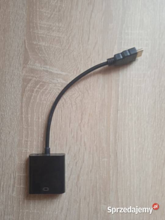 PRZEJŚCIÓWKA ADAPTER KONWERTER Z HDMI DO VGA Hajnówka sprzedam