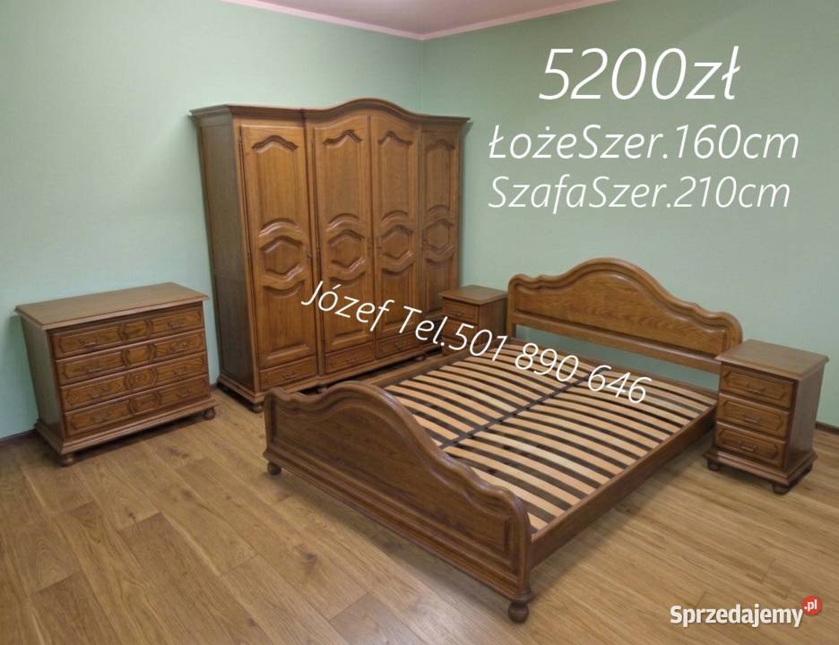 Meble sypialniane łóżko szafa szafki nocne Pszczyna sprzedam