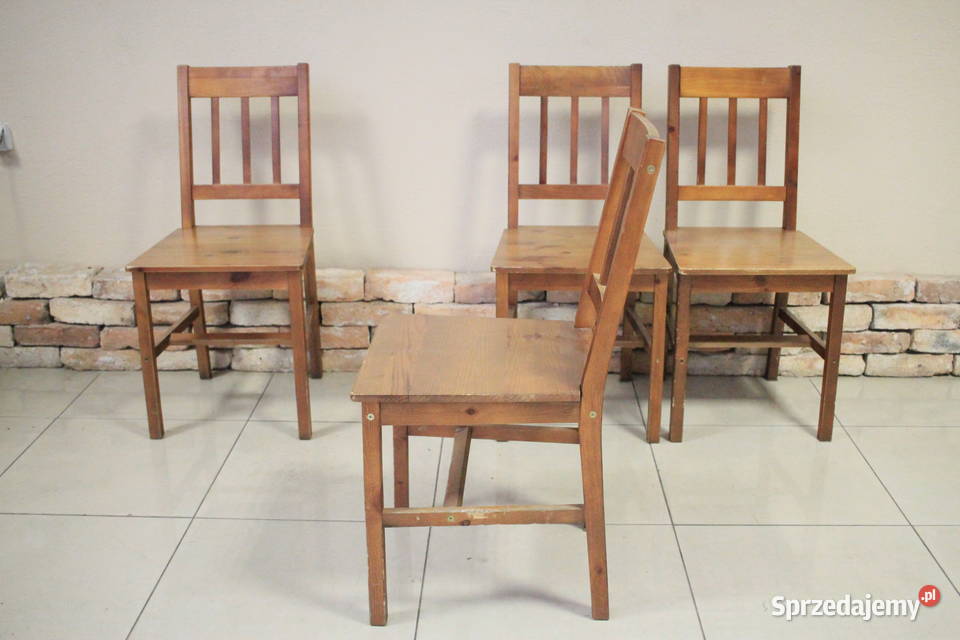 Stół do kuchni komplet krzeseł 118cm Pszczyna