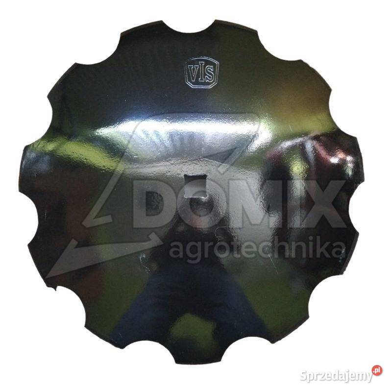 Talerz uzębiony 560mm Z11 ośka 30x30 gr 4mm VIS Do maszyn uprawowych
