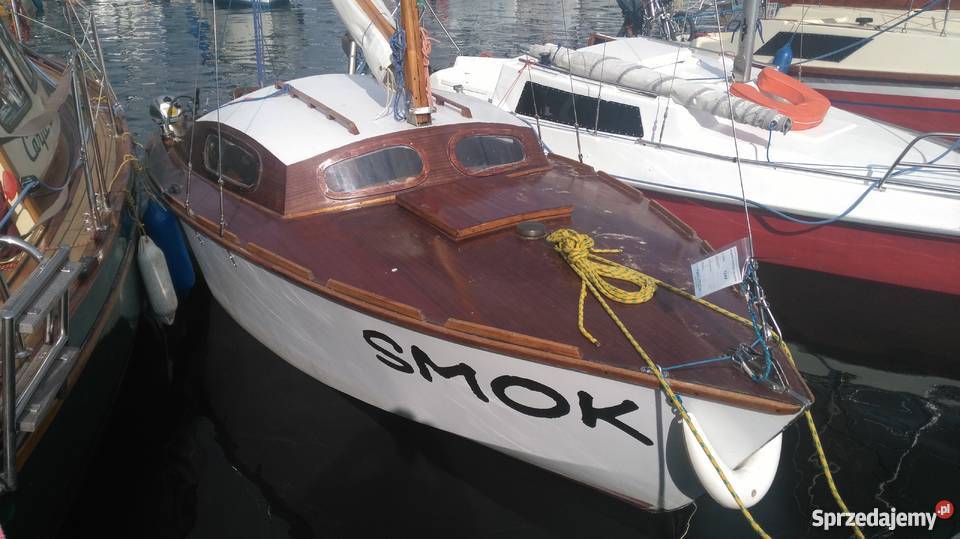 Jacht drewniany typ Silhouette przyczepa silnik Jaworzno sprzedam