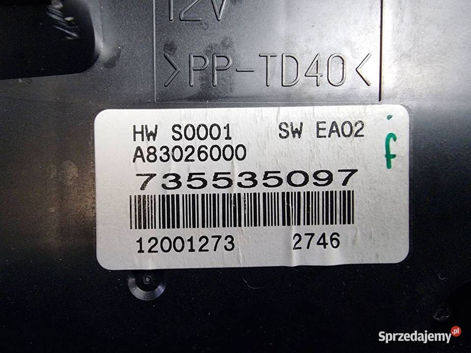 PANEL KLIMATYZACJI FIAT DUCATO III 735535097 sprzedam