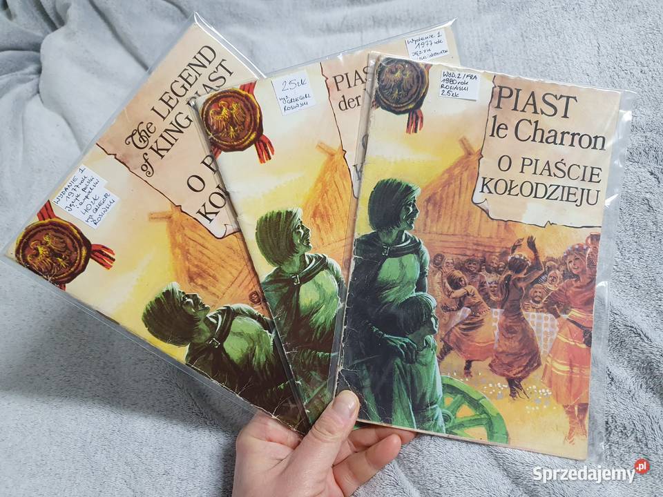 O pIaście Kołodzieju zestaw 3 komiksów różne Gdynia