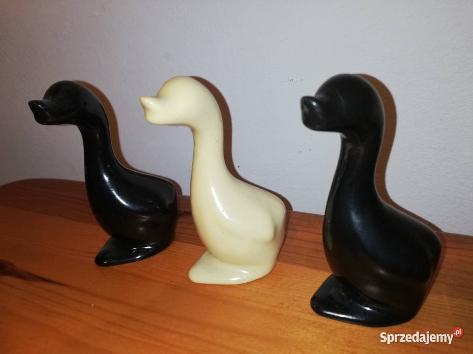 Stare figurki 3 kaczki Figurki i rzeźby Figurki i rzeźby