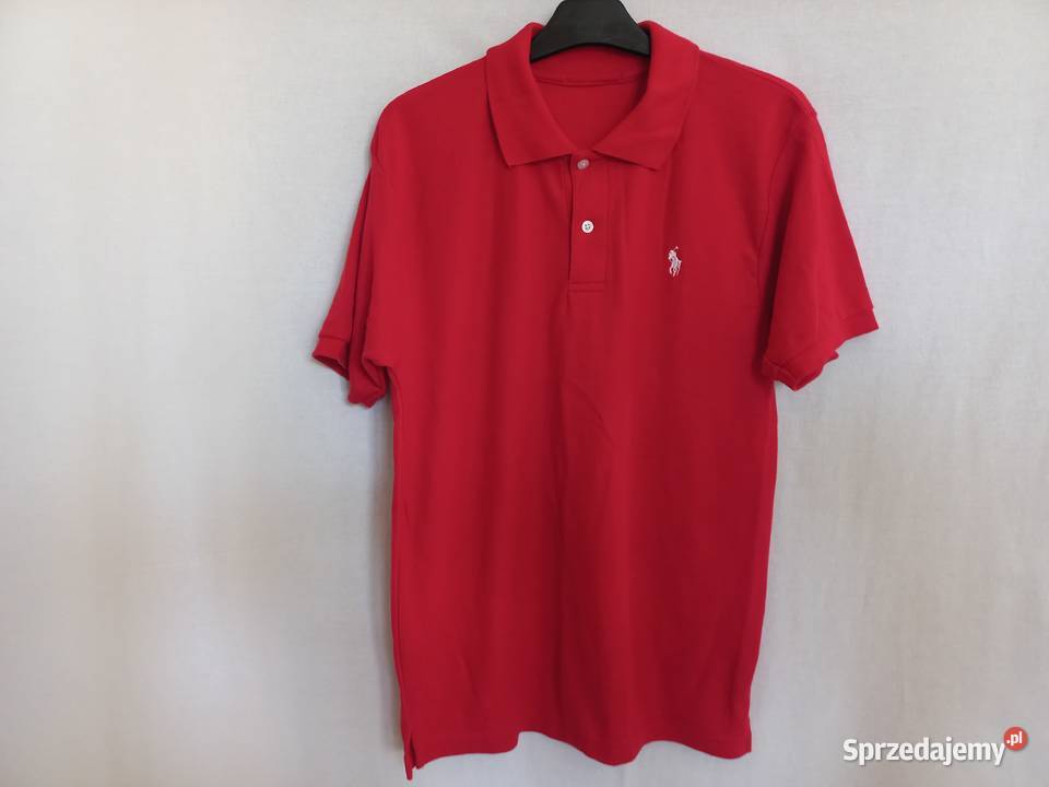 koszulka POLO męska r SM czerwona Ralph Lauren